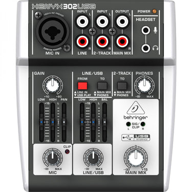 Mezcladora Behringer Xenyx 302USB Consola con Interface